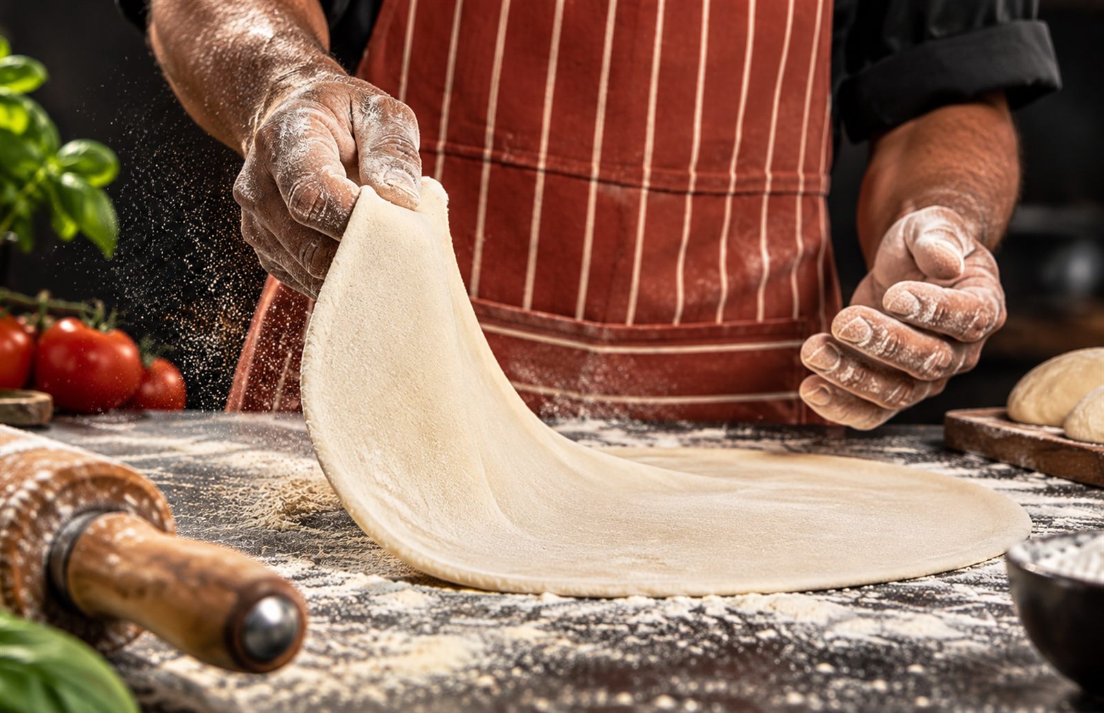 A pizza created on a Dough Boys base