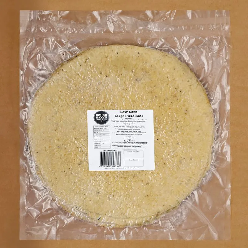 Low Carb Cauliflower Pizza Bases - 30cm - Pack of 4