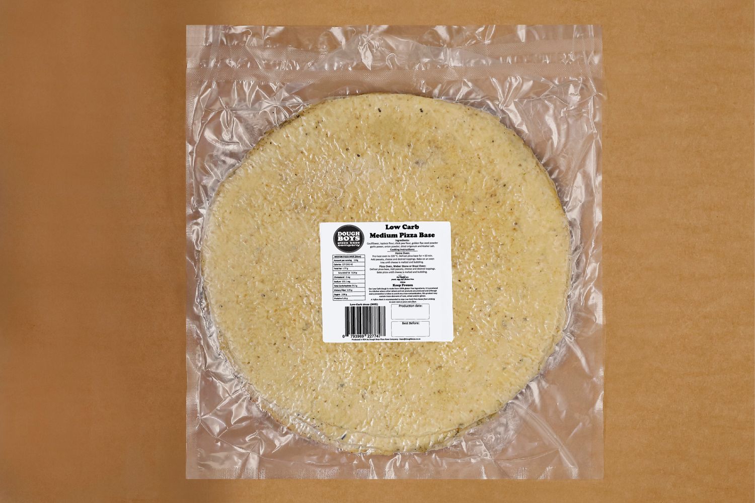 Low Carb Cauliflower Pizza Bases - 26cm - Pack of 4
